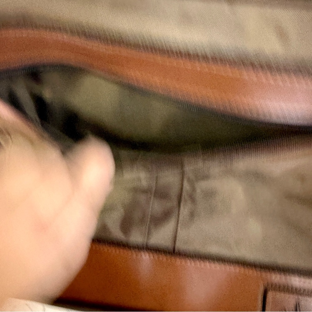 Olive and Brown Men's Messenger Bag - Picture 5 of 11